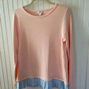 J. Crew ruffle bottom lightweight sweater